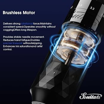 Amazon.com: EZ Tattoo Gun - 6 Strokes 2.5-4.8mm Tattoo Machine Pen